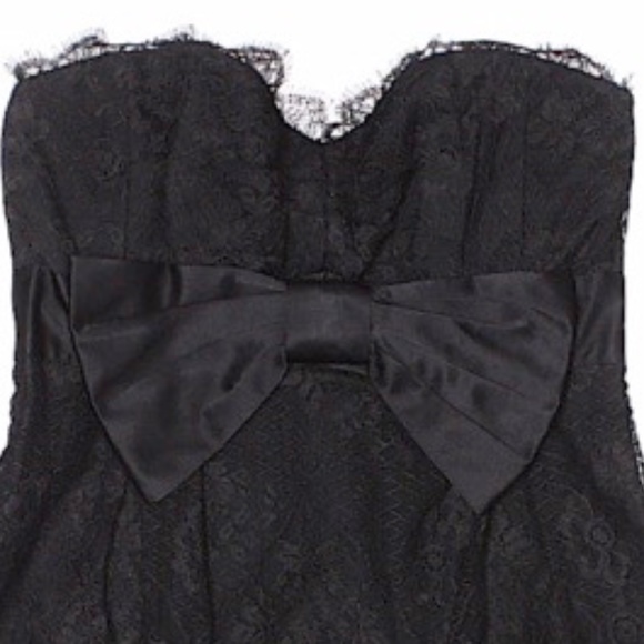 Nanette Lepore Black Lace Strapless Top "Ingenue" NWT Sz 0 or Sz 2 NWT - Picture 5 of 6